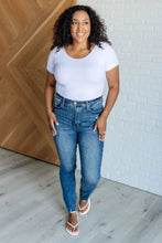 Load image into Gallery viewer, Alba High Rise Control Top Distressed Hem Skinny Jeans Ave Shops
